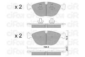 Тормозные колодки для моделей: AUDI (A8, A4,TT,TT), BENTLEY (ARNAGE,AZURE,CONTINENTAL,CONTINENTAL), BMW (7-Series,Z8),