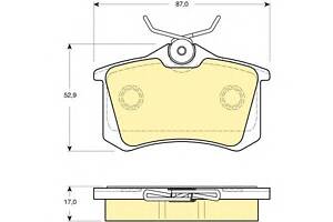 Колодки гальмівні для моделей: AUDI (A8, A6, A6), CITROËN (BERLINGO, C8), FIAT (ULYSSE, ULYSSE), FORD (GALAXY), LANCIA (PH