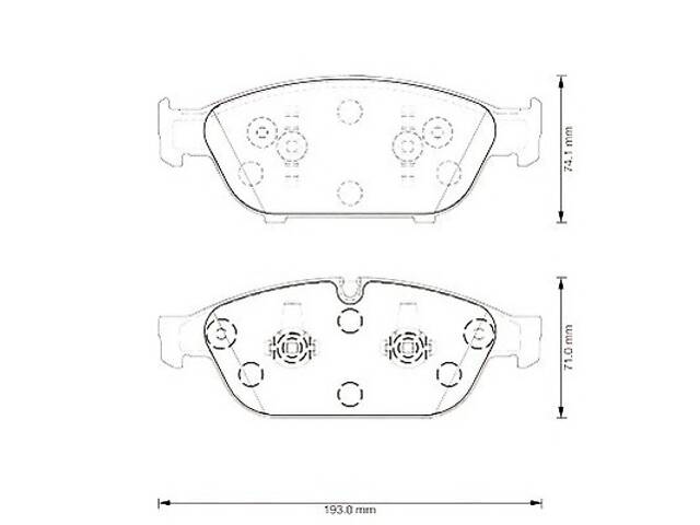 Гальмівні колодки для моделей: AUDI (A8, A7, A6, A6, A6)
