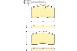 Колодки гальмівні для моделей:AUDI (A8)