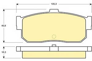 Колодки гальмівні для моделей: AUDI (COUPE), INFINITI (I30), NISSAN (100-NX, PRIMERA, SUNNY, PULSAR, PRIMERA, PRIMERA, ALMER