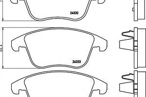 Колодки гальмівні для моделей: AUDI (Q3), AUDI (FAW) (Q3), SEAT (ALHAMBRA), VOLKSWAGEN (TIGUAN, SHARAN, PASSAT), VW (SVW