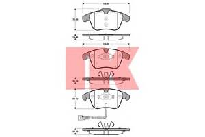 Тормозные колодки для моделей: AUDI (Q3), SEAT (ALHAMBRA), VOLKSWAGEN (TIGUAN,SHARAN)