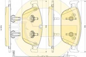 Колодки гальмівні для моделей:AUDI (Q5,A8)