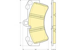 Тормозные колодки для моделей: AUDI (Q7), PORSCHE (CAYENNE), VOLKSWAGEN (TOUAREG)
