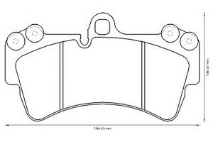Тормозные колодки для моделей: AUDI (Q7), PORSCHE (CAYENNE), VOLKSWAGEN (TOUAREG)