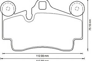 Тормозные колодки для моделей: AUDI (Q7), PORSCHE (CAYENNE), VOLKSWAGEN (TOUAREG)