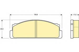 Тормозные колодки для моделей: AUTOBIANCHI (A, A,PRIMULA), FIAT (850,X,RITMO,124,127,128,128,131,131,PANDA,FIORINO,FIOR