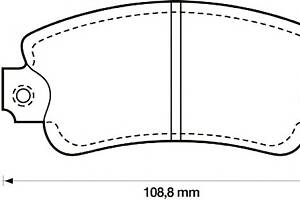 Гальмівні колодки для моделей: AUTOBIANCHI (Y10), FIAT (REGATA, REGATA, RITMO, RITMO, 131, 131, PANDA, UNO, RITMO, 900, 900, 147).