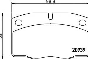 Колодки гальмівні для моделей: BEDFORD (ASTRA, ASTRAMAX), LOTUS (ELAN), OPEL (KADETT, KADETT, REKORD, KADETT, REKORD, KADETT