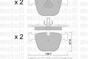 Тормозные колодки для моделей: BENTLEY (ARNAGE, AZURE,CONTINENTAL), BMW (7-Series,5-Series,5-Series,6-Series,6-Series,3