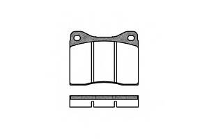 Колодки гальмівні для моделей: BMW (02, 1500-2000,2500-3.3,2000-3.2,5-Series,6-Series,02-Series), FERRARI (DINO,365,365