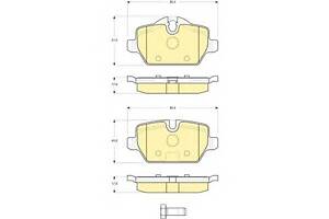 Колодки гальмівні для моделей: BMW (1-Series, 3-Series, 3-Series, 1-Series, 1-Series), BMW (BRILLIANCE) (3), MINI (COUNTRY