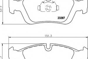 Тормозные колодки для моделей: BMW (3-Series, 3-Series,3-Series,3-Series,3-Series,Z3,3-Series,Z3,3-Series,3-Series,3-Se