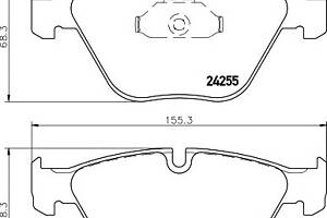 Тормозные колодки для моделей: BMW (3-Series, 3-Series,3-Series,3-Series,X1), BMW (BRILLIANCE) (3,X1)