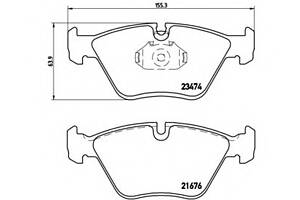 Тормозные колодки для моделей: BMW (3-Series, 3-Series,3-Series,5-Series,Z3,Z3,3-Series,3-Series,Z4,Z4), WIESMANN (ROAD