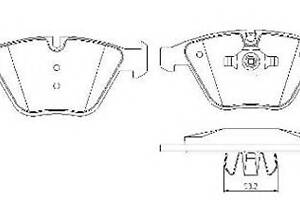 Тормозные колодки для моделей: BMW (3-Series, 3-Series,3-Series,X1)
