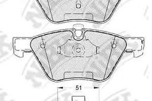 Тормозные колодки для моделей: BMW (5-Series, 5-Series,3-Series,3-Series,3-Series,3-Series,Z4,X1), BMW (BRILLIANCE) (5)