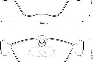 Тормозные колодки для моделей: BMW (5-Series, 5-Series,3-Series,Z3,3-Series,3-Series,3-Series,Z4,X3,Z4), MG (MG,MG), WI