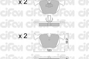 Гальмівні колодки для моделей: BMW (7-Series, 5-Series, 3-Series, 3-Series, 3-Series, Z8, X5, 3-Series, Z4, X3, Z4), LAND ROVER...