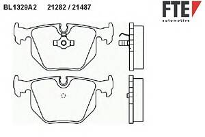 Тормозные колодки для моделей: BMW (7-Series, 5-Series,3-Series,3-Series,3-Series,Z8,X5,3-Series,Z4,X3,Z4), LAND ROVER