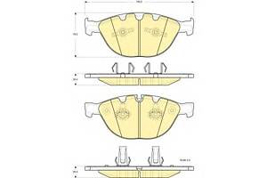 Гальмівні колодки для моделей: BMW (7-Series, 5-Series, 5-Series, 6-Series, 6-Series), ROLLS-ROYCE (PHANTOM)