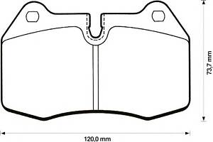 Тормозные колодки для моделей: BMW (8-Series, 5-Series,5-Series,7-Series), FERRARI (5__,550), MASERATI (3200), NISSAN (