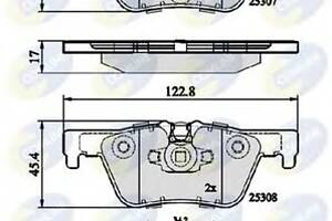 Тормозные колодки для моделей: BMW (X3, 1-Series,3-Series,3-Series,1-Series,3-Series,4-Series,2-Series,4-Series,4-Serie