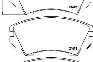 Колодки гальмівні для моделей:BUICK (LA), CHEVROLET (CAMARO,CAMARO,MALIBU), HOLDEN (MALIBU), OPEL (INSIGNIA,INSIGNIA)