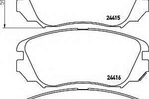 Тормозные колодки для моделей: BUICK (LA), CHEVROLET (MALIBU), HOLDEN (MALIBU), OPEL (INSIGNIA,INSIGNIA,INSIGNIA), SAA