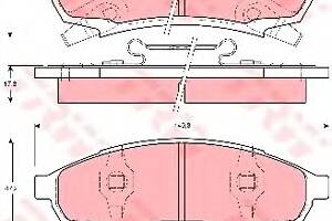 Тормозные колодки для моделей: BUICK (REGAL, REGAL), CHEVROLET (LUMINA,LUMINA,LUMINA,MALIBU), OLDSMOBILE (CUTLASS,CUTLA