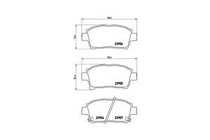 Колодки гальмівні для моделей: BYD (F3, F3R), FAW TIANJIN (VELA, VIZI, WEIZHI, WEIZHI), GEELY (FREE, KINGKONG, VISION), GREA