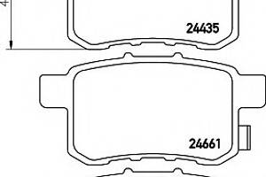 Тормозные колодки для моделей: BYD (F6), HONDA (ACCORD,ACCORD), HONDA (DONGFENG) (SPIRIOR)