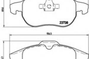 Колодки гальмівні для моделей: CADILLAC (BLS, BLS), CHEVROLET (VECTRA, VECTRA), FIAT (CROMA), HOLDEN (VECTRA, VECTRA), OP