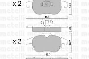 Гальмівні колодки для моделей: CADILLAC (BLS, BLS), FIAT (CROMA), OPEL (VECTRA, VECTRA, SIGNUM, VECTRA, ASTRA, ASTRA, ZAFIRA)