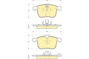 Тормозные колодки для моделей: CADILLAC (BLS, BLS), HOLDEN (VECTRA,VECTRA), OPEL (VECTRA,VECTRA,SIGNUM,VECTRA), SAAB (9