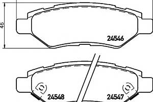 Тормозные колодки для моделей: CADILLAC (CTS, CTS,CTS,SRX), CHEVROLET (CAMARO,CAMARO)