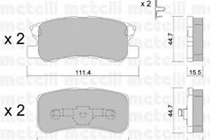 Колодки гальмівні для моделей: CADILLAC (ESCALADE), CITROËN (C-CROSSER, C-CROSSER), DODGE (AVENGER), MITSUBISHI (PAJERO)