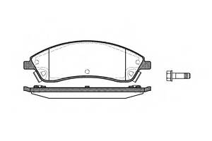 Тормозные колодки для моделей: CADILLAC (SRX)