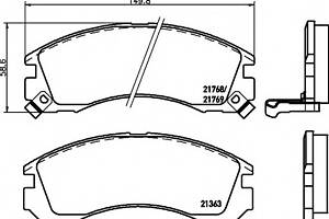 Тормозные колодки для моделей: CHANGFENG (PAJERO), CITROËN (C-CROSSER,C-CROSSER), MITSUBISHI (LANCER,SIGMA,ECLIPSE,PAJ