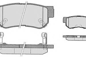 Тормозные колодки для моделей: CHERY (A3), HYUNDAI (SONATA,XG,TRAJET,HIGHWAY,SANTA-FE,MATRIX,GETZ,TUCSON,SONATA,GRANDE