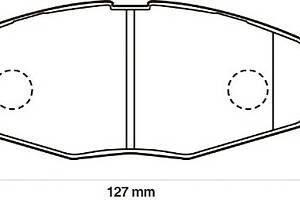 Колодки гальмівні для моделей:CHERY (QQ), CHEVROLET (MATIZ,SPARK,SPARK,SPARK), DAEWOO (LANOS,LANOS,MATIZ)