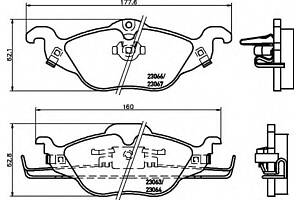 Тормозные колодки для моделей: CHEVROLET (ASTRA, ASTRA,ASTRA,ASTRA), HOLDEN (ASTRA,ASTRA), OPEL (ASTRA,ASTRA,ASTRA,ASTR