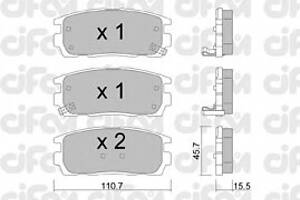 Тормозные колодки для моделей: CHEVROLET (CAPTIVA), OPEL (ANTARA), VAUXHALL (ANTARA)