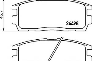 Тормозные колодки для моделей: CHEVROLET (CAPTIVA, EQUINOX,CAPTIVA), CHEVROLET (SGM) (CAPTIVA), DAEWOO (WINSTORM), HOLD