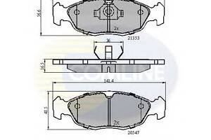 Тормозные колодки для моделей: CHEVROLET (CORSA, LANOS,COMBO), DAEWOO (NEXIA,NEXIA,LANOS,LANOS), FSO (LANOS,LANOS), HOL