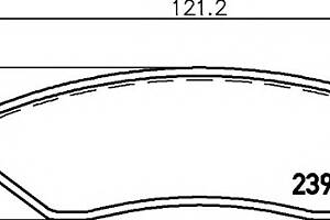 Тормозные колодки для моделей: CHEVROLET (EVANDA), CHEVROLET (SGM) (EPICA), DAEWOO (EVANDA,MAGNUS,TOSCA)