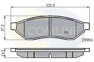 Тормозные колодки для моделей: CHEVROLET (EVANDA, EPICA), DAEWOO (EVANDA,MAGNUS,TOSCA), HOLDEN (EPICA)