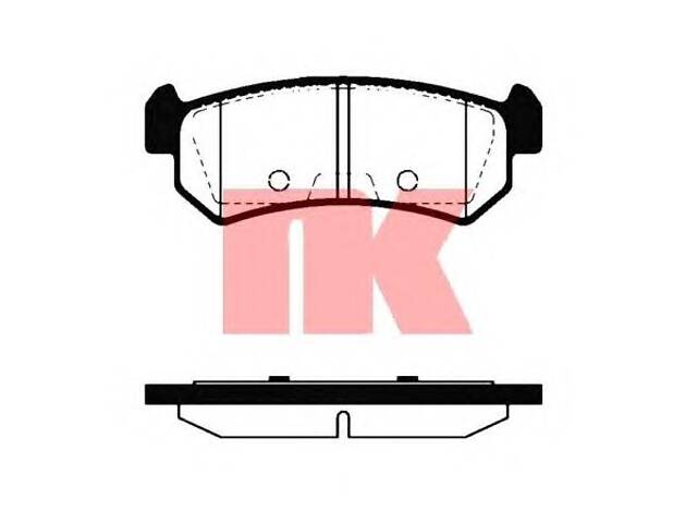 Колодки гальмівні для моделей: CHEVROLET (LACETTI, NUBIRA,NUBIRA,EPICA), DAEWOO (NUBIRA,NUBIRA,LACETTI,NUBIRA,LACETTI,L