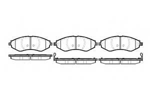 Тормозные колодки для моделей: CHEVROLET (LACETTI, NUBIRA,NUBIRA,REZZO), DAEWOO (NUBIRA,NUBIRA,NUBIRA,NUBIRA,LACETTI,NU